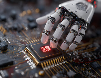 机器人手触摸AI芯片