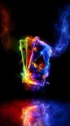 幻焰包裹双A炫彩流明映出深邃黑色幻境