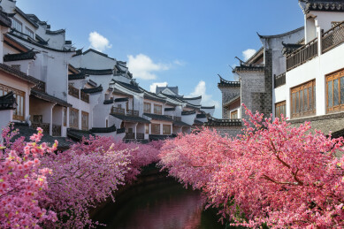 浙江湖州长兴太湖演艺城桃花岛景区
