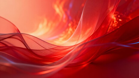 红绸光焰国风盛典背景