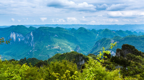 中国湖北省恩施大峡谷景区风光