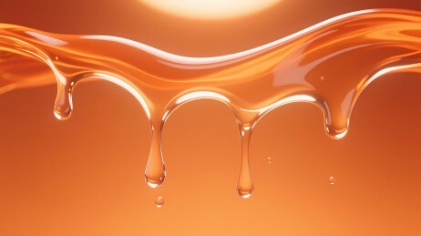 流动橙液暖色渐变