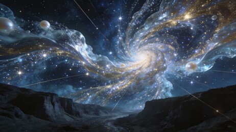 鎏金星云科技峰会主视觉