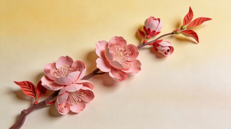 红枝粉梅节庆主视觉