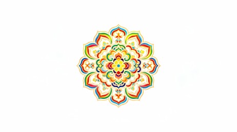 彩纹复古纹节庆主视觉