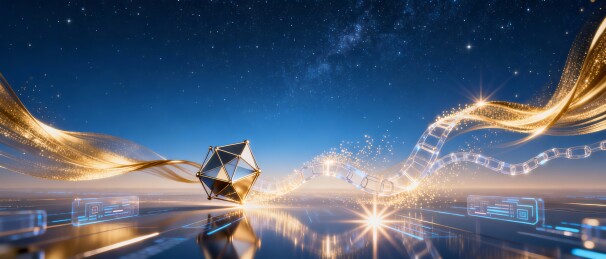 金块星轨未来科技发布会背景