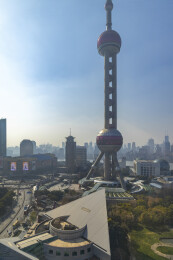 上海东方明珠塔陆家嘴浦东新区建筑