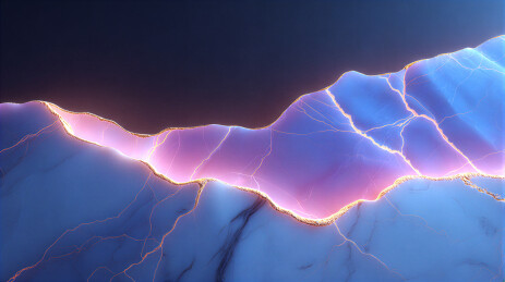 炫彩抽象地貌光影特效图