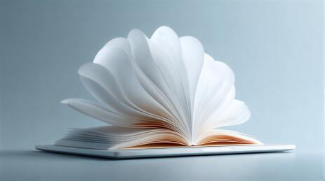 艺术化展开的书本