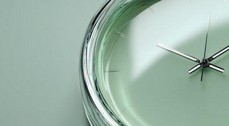 时钟的局部特写