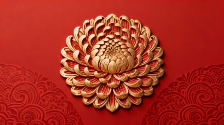 古典传统纹样吉庆主视觉