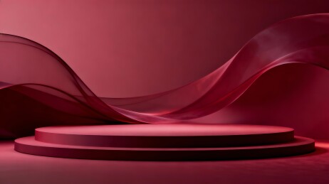 红绸流光婚庆主视觉