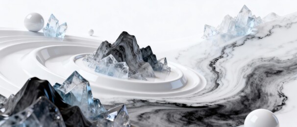 粉金幻境轻奢美业双主题背景