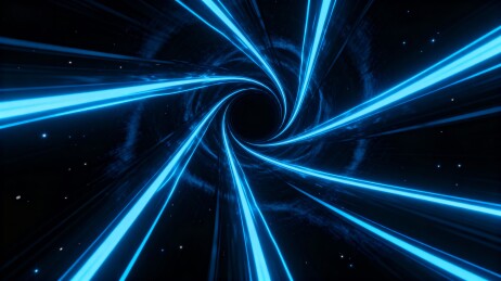 蓝光漩涡深邃空间