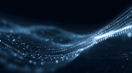 电脑屏幕特写有很多数字