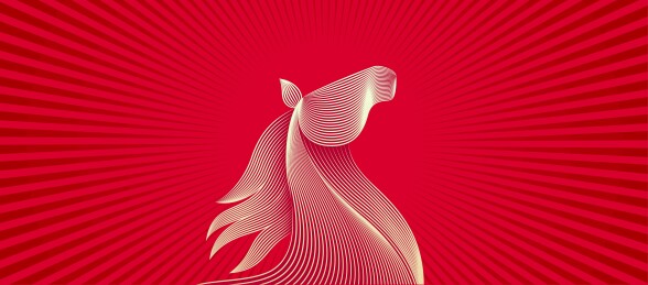 马艺术插图设计