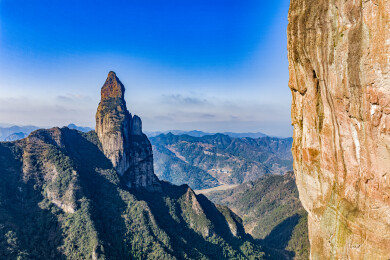 浙江台州仙居县神仙居景区天姥山