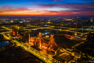 昆明城市夜景工业遗址