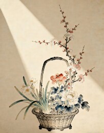 古韵雅集花篮