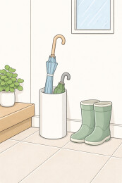 玄关除湿通风布置