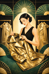 复古风雨衣优雅折叠