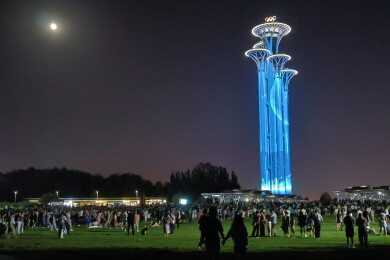 北京奥林匹克塔夜景
