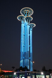 北京奥林匹克塔夜景