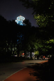 北京奥林匹克塔夜景