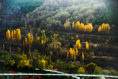 潍坊临朐石门坊漂流水道