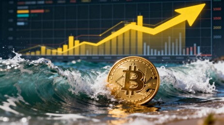 比特币浪潮与金融图表