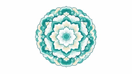 传统缠枝纹国风主视觉