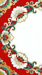 传统缠枝纹国风主视觉