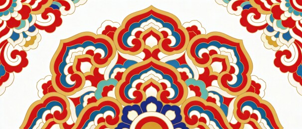 传统缠枝纹国风主视觉