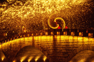 非物质文化遗产打铁花