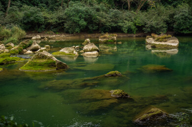 贵州黄果树天星桥景区河谷风景