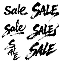 促销sale字体素材