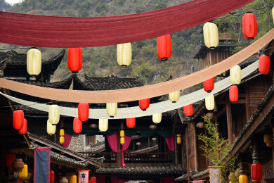 贵州峰林布依古商业街