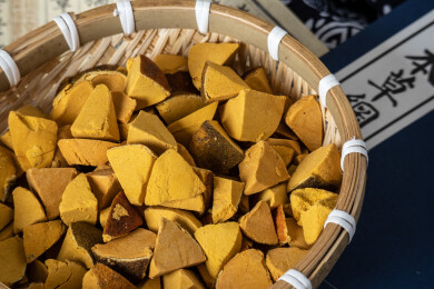 东方中式场景下的陈皮八仙果零食美食