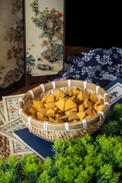 东方中式场景下的陈皮八仙果零食美食