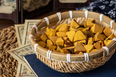 东方中式场景下的陈皮八仙果零食美食