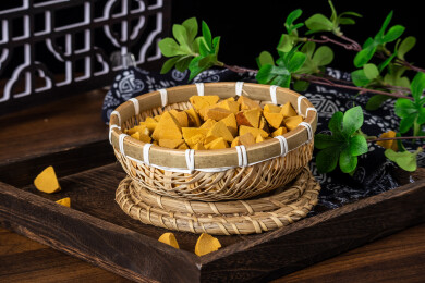 东方中式场景下的陈皮八仙果零食美食