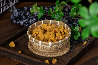 东方中式场景下的陈皮八仙果零食美食