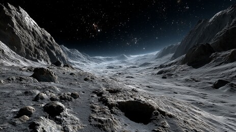 外星球奇幻山峰地貌