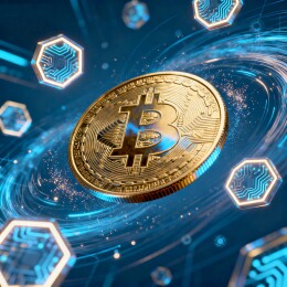 比特币科技金融未来数字资产主视觉