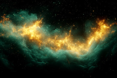 星云中的气体云