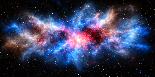 星云中的气体云