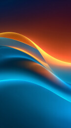 抽象流动丝带地貌   