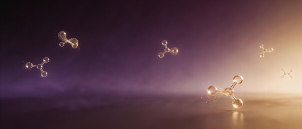 鎏金焕活科技感医美主视觉背景