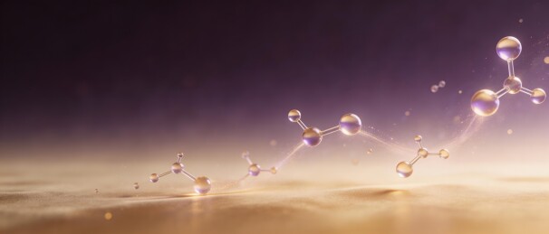分子粒子科技感美妆发布会背景