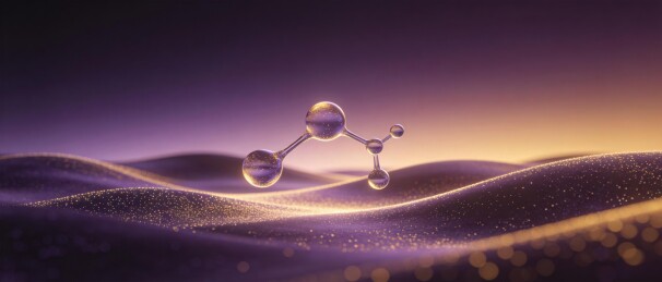 分子粒子科技感美妆发布会背景